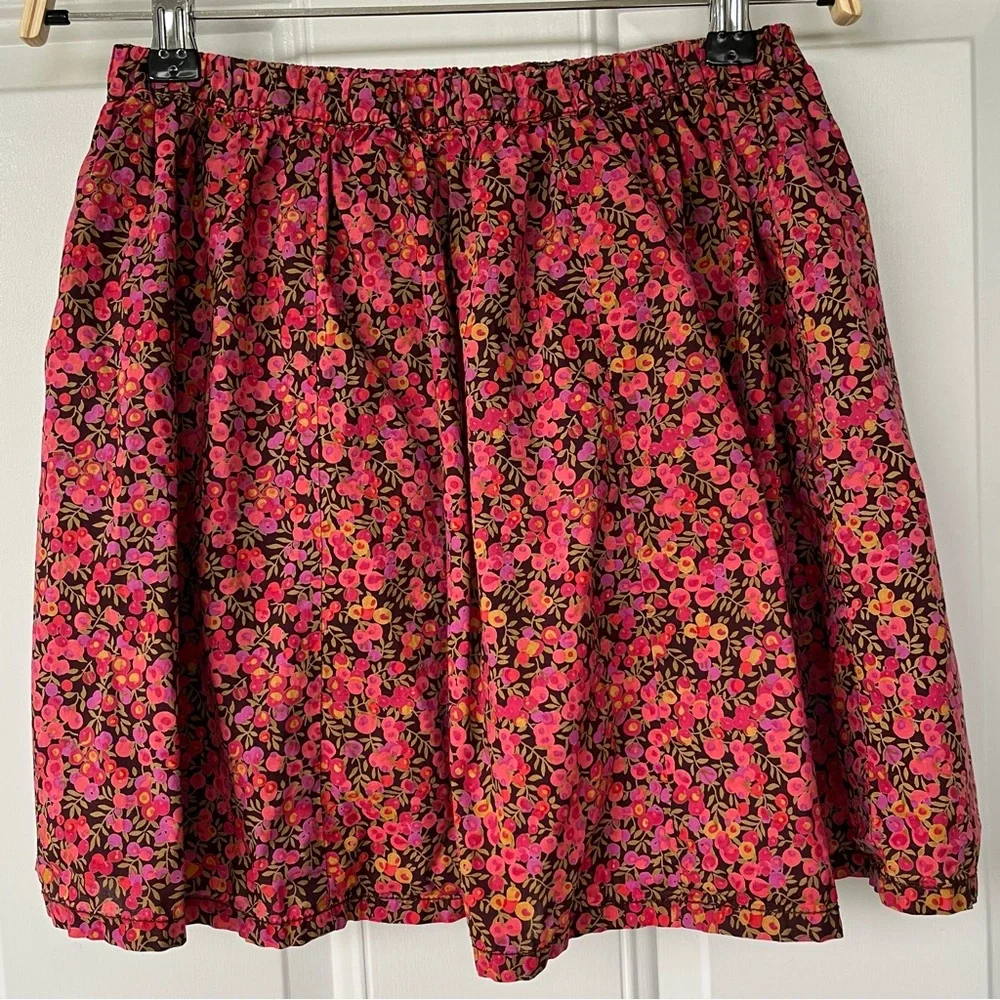 •Peek• Girls Pull-On Floral A-Line Skirt - Size 12
